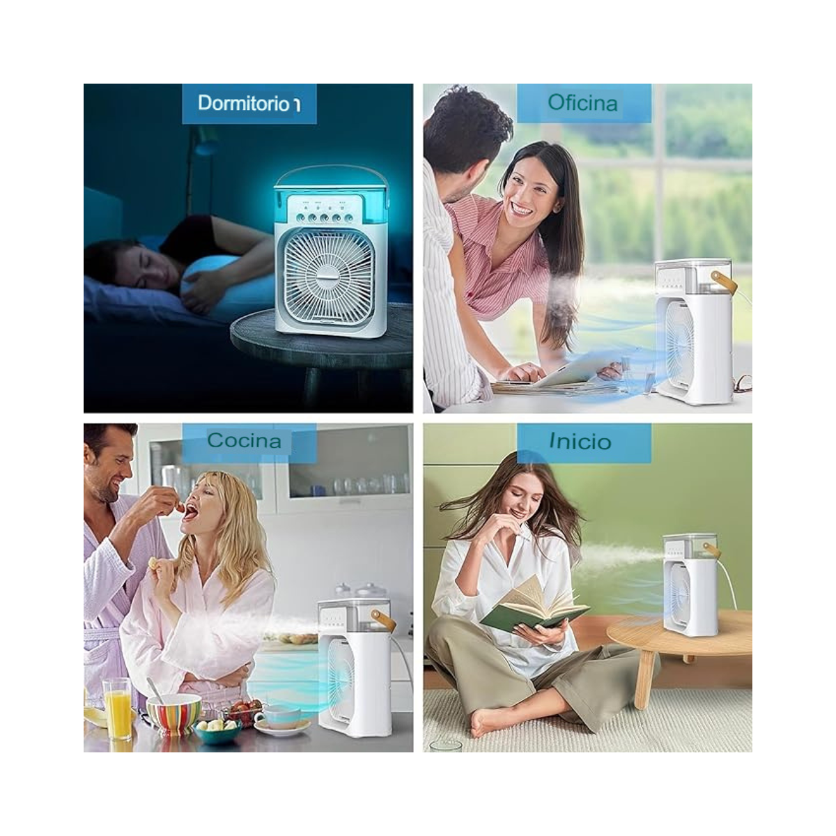 Humidificador Aire Acondicionado 2 en 1